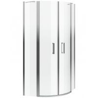 Душевой уголок Excellent Mazo 100х100 KAEX.3000.2S.1010.LPx2+KAEX.3001.2D.0400.LP (KAEX.3001.2D.0400.LP+KAEX.3000.2S.1010.LP) профиль Хром стекло прозрачное — фото 1, Душевые уголки