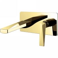 Смеситель для раковины Boheme Venturo 385 Золото — фото 1, Смесители