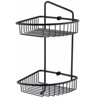 Полка корзина Kaiser KH-5072 угловая Черная — фото 1, Полки для ванной и душа