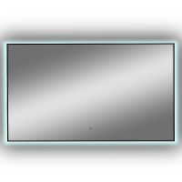 Зеркало Континент Amer 1200х700 ЗЛП1524 с подсветкой Черное с бесконтактным выключателем — фото 3, Зеркала в ванную комнату