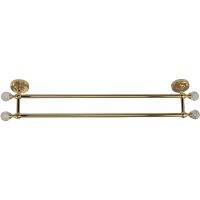 Товар: Полотенцедержатель Migliore Amerida 16606 двойной Золото с кристаллами Swarovski - фото 2 Полотенцедержатель Migliore Amerida 16606 двойной Золото с кристаллами Swarovski — фото 2, Полотенцедержатели