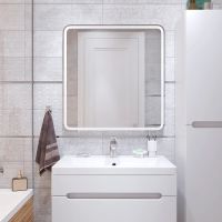 Зеркало DIWO Коломна 80 ЗЛП121 с подсветкой с сенсорным выключателем — фото 4, Мебель для ванной