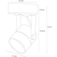 Настенный светильник Artelamp Mizar Белый арт-A1311AP-1WH — фото 3, Споты