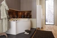 Акриловая ванна Marka One Gracia 170х100 R 01гр1710п без гидромассажа — фото 3, Акриловые ванны