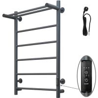 Электрический полотенцесушитель Тругор Аспект Пэк сп 1 П 80х50 с полкой Графит — фото 1, Электрические полотенцесушители