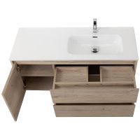 Тумба под раковину BelBagno Kraft 120 R KRAFT-1200-2C-1A-SO-RGB-R подвесная Rovere Galifax Bianco — фото 8, Тумбы под раковину