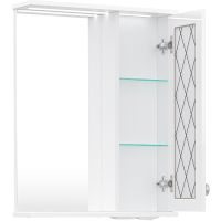 Товар: Зеркало со шкафом Volna Milena 55 R zsMLN55.R-01 с подсветкой Белое - фото 9 Зеркало со шкафом Volna Milena 55 R zsMLN55.R-01 с подсветкой Белое — фото 9, Зеркальные шкафы в ванную