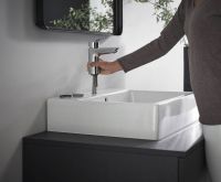 Смеситель для раковины Hansgrohe Logis Хром арт-71107000 — фото 11, Смесители для раковины
