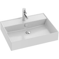 Раковина Jacob Delafon Vivienne 60 EXBH112-00 Белая — фото 1, Раковины подвесные