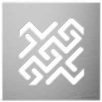 Душевой трап Berges Zentrum Antik 150x150 090365 с решеткой Хром матовый — фото 4, Трапы для душа