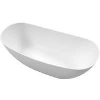 Ванна из искусственного камня Whitecross Onyx C 160х75 0206.160075.200 Белая матовая — фото 1, Ванны