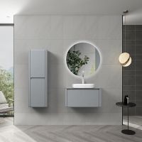 Товар: Тумба с раковиной Black&White Universe U915.800 80 915800 подвесная Glossy light grey - фото 11 Тумба с раковиной Black&White Universe U915.800 80 915800 подвесная Glossy light grey — фото 11, Мебель для ванной