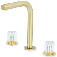 Смеситель для раковины Boheme Elegante 152-MG-EL Золото матовое — фото 1, Смесители