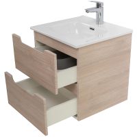 Тумба под раковину BelBagno Etna 50 ETNA-500-2C-SO-RG подвесная Rovere Grigio — фото 6, Тумбы под раковину