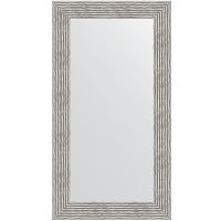 Зеркало Evoform Definite 110х60 BY 3089 в багетной раме - Волна хром 90 мм — фото 1, Мебель для ванной