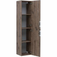 Товар: Шкаф пенал Aquanet Алвита New 35 334189 подвесной Дуб веллингтон табак - фото 4 Шкаф пенал Aquanet Алвита New 35 334189 подвесной Дуб веллингтон табак — фото 4, Пеналы для ванной комнаты