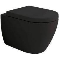 Унитаз Bocchi Venezia 1295-004-0129 подвесной Черный матовый без сиденья — фото 1, Унитазы