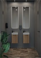 Товар: Тумба под раковину Creto Pollino 37 15-1418-1419S подвесная Soft - фото 5 Тумба под раковину Creto Pollino 37 15-1418-1419S подвесная Soft — фото 5, Мебель для ванной