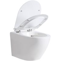 Товар: Унитаз Orange C07-100W подвесной с сиденьем Микролифт - фото 9 Унитаз Orange C07-100W подвесной с сиденьем Микролифт — фото 9, Подвесные унитазы