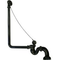 Слив-перелив Эстет Wirquin ФР-00000820 с пробкой на цепочке Патина — фото 1, Сливы-переливы