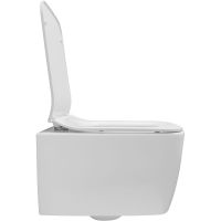 Унитаз Allen Brau Liberty 2 4.33007.21 подвесной Белый матовый без сиденья — фото 18, Подвесные унитазы