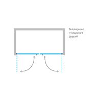 Товар: Душевая дверь Koller Pool Aqua Line 90 ND90G профиль Хром стекло рифленое - фото 5 Душевая дверь Koller Pool Aqua Line 90 ND90G профиль Хром стекло рифленое — фото 5, Душевые двери в нишу