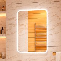 Зеркало Континент Glamour 700х1000 ЗЛП277 с подсветкой с сенсорным выключателем — фото 7, Мебель для ванной