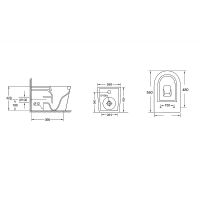 Унитаз Abber Bequem AC1113 приставной с сиденьем Микролифт — фото 11, Приставные унитазы