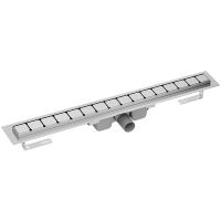 Душевой лоток Ravak 10° OZ 85 X01576 с решеткой Хром — фото 1, Душевые лотки