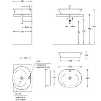 Товар: Раковина Kerama Marazzi Canaletto 60 CN.wb.60 Белая глянцевая - фото 8 Раковина Kerama Marazzi Canaletto 60 CN.wb.60 Белая глянцевая — фото 8, Раковины