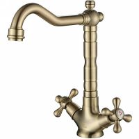 Смеситель для кухни Kaiser Carlson Style 44233-1 Br Бронза — фото 1, Смесители