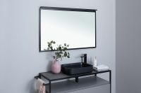 Товар: Зеркало Allen Brau Priority 100 1.31017.BB с подсветкой Черный браш - фото 6 Зеркало Allen Brau Priority 100 1.31017.BB с подсветкой Черный браш — фото 6, Мебель для ванной