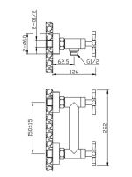 Смеситель для душа Orange Mia M34-200Ni Никель — фото 2, Смесители