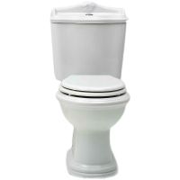 Унитаз компакт Azzurra Jubilaeum JUVCMP000000BI/(JUB100/MBP bi) без бачка и сиденья — фото 1, Унитазы