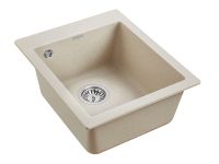 Товар: Кухонная мойка Paulmark Kante 40 PM104249-BE Бежевая - фото 2 Кухонная мойка Paulmark Kante 40 PM104249-BE Бежевая — фото 2, Кухонные мойки