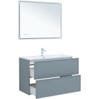 Товар: Тумба под раковину Aquanet Арт 100 313277 подвесная Мисти грин - фото 7 Тумба под раковину Aquanet Арт 100 313277 подвесная Мисти грин — фото 7, Тумбы под раковину