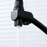 Смеситель для кухни Gappo G4398-16 Черный матовый — фото 5, Смесители для кухни