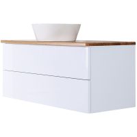 Товар: Тумба с раковиной Orange Otto 100 Ot-100TuWOOD+B08-360W подвесная Белая Ясень - фото 2 Тумба с раковиной Orange Otto 100 Ot-100TuWOOD+B08-360W подвесная Белая Ясень — фото 2, Тумбы с раковиной