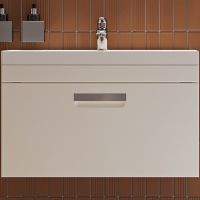 Тумба под раковину Velvex Estea 80 tp.EST.MOD.80.1Y подвесная Белая матовая — фото 1, Мебель для ванной