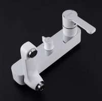 Душевая система Gappo G02-8 G2402-8 Белая Хром — фото 5, Душевые стойки