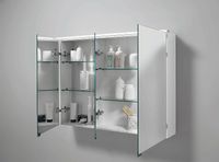 Зеркальный шкаф Burgbad Eqio 120 L SPGT120LF2009 с подсветкой Белый — фото 3, Мебель для ванной