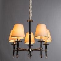 Товар: Люстра Divinare Candela 1162/01 LM-5 Кремовая Никель - фото 3 Люстра Divinare Candela 1162/01 LM-5 Кремовая Никель — фото 3, Люстры