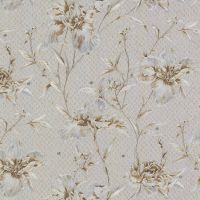 Обои Decori-Decori Bukhara 82748 Винил на флизелине (1,06*10,05) Бежевый/Серый, Цветы — фото 1, Обои для стен