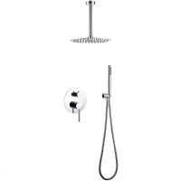 Душевая система Abber Emotion AF8821 Хром — фото 1, Встраиваемые душевые комплекты