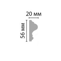 Товар: Молдинг Decomaster 97620 2400x56x20 мм - фото 3 Молдинг Decomaster 97620 2400x56x20 мм — фото 3, Молдинги