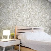 Обои Solo Ice Flame SL8586-21 Винил на флизелине (1,06*10) Бежевый, Абстракция/Мрамор — фото 2, Обои для стен