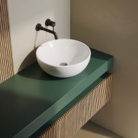 Раковина-чаша Berges Mascon 45 181002 Белая глянцевая — фото 3, Раковины накладные