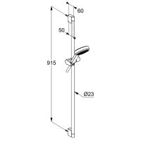 Душевой гарнитур Kludi Dive 6891005-00 Хром — фото 2, Душевые гарнитуры