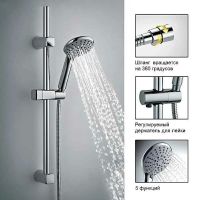 Товар: Душевой гарнитур Gappo G8006 Хром - фото 9 Душевой гарнитур Gappo G8006 Хром — фото 9, Душевые гарнитуры