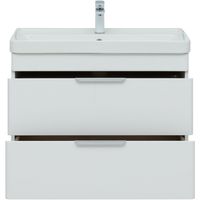 Товар: Тумба под раковину Aquanet Ирис new 80 310146 подвесная Белая глянцевая - фото 7 Тумба под раковину Aquanet Ирис new 80 310146 подвесная Белая глянцевая — фото 7, Тумбы под раковину